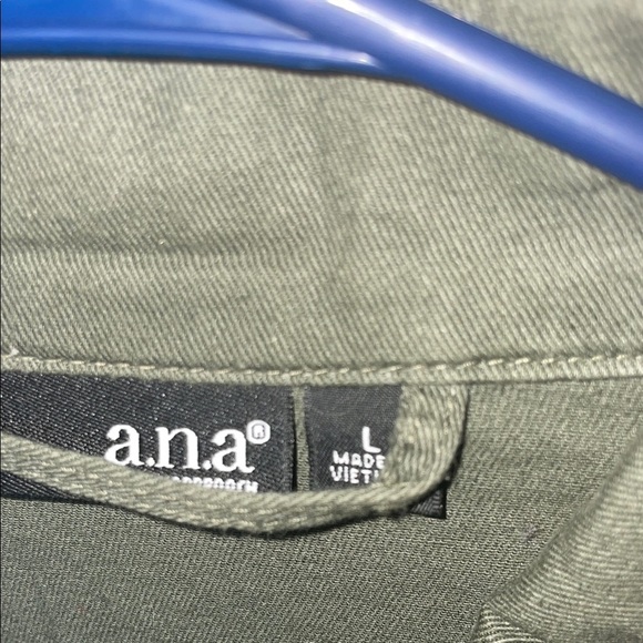 a.n.a Green Utility Jacket with Stand-Up Collar - Picture 5 of 8